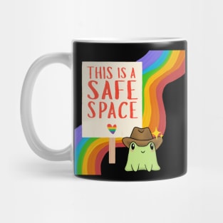 Rainbow Cowboy Frog - Safe Space Mug